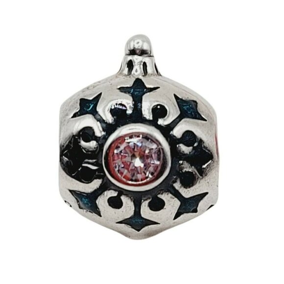 Chamilia Swarovski Ltd Edition Snowflake Ornament Charm 2009 925 Sterling Silver - Picture 1 of 7